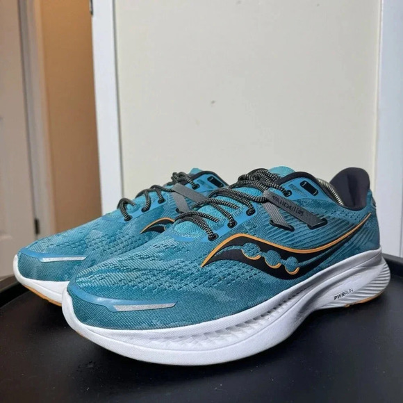 Saucony Men Guide 16 Blue Running Shoes Sneakers Size 10.5 Wide Jogger S20811-25 - Picture 9 of 10